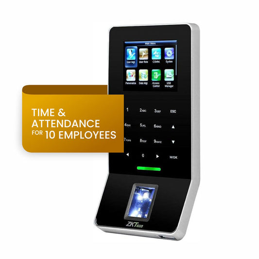 EBZ101 Fingerprint Terminal & Time and Attendance Module - 10 Employee Pack